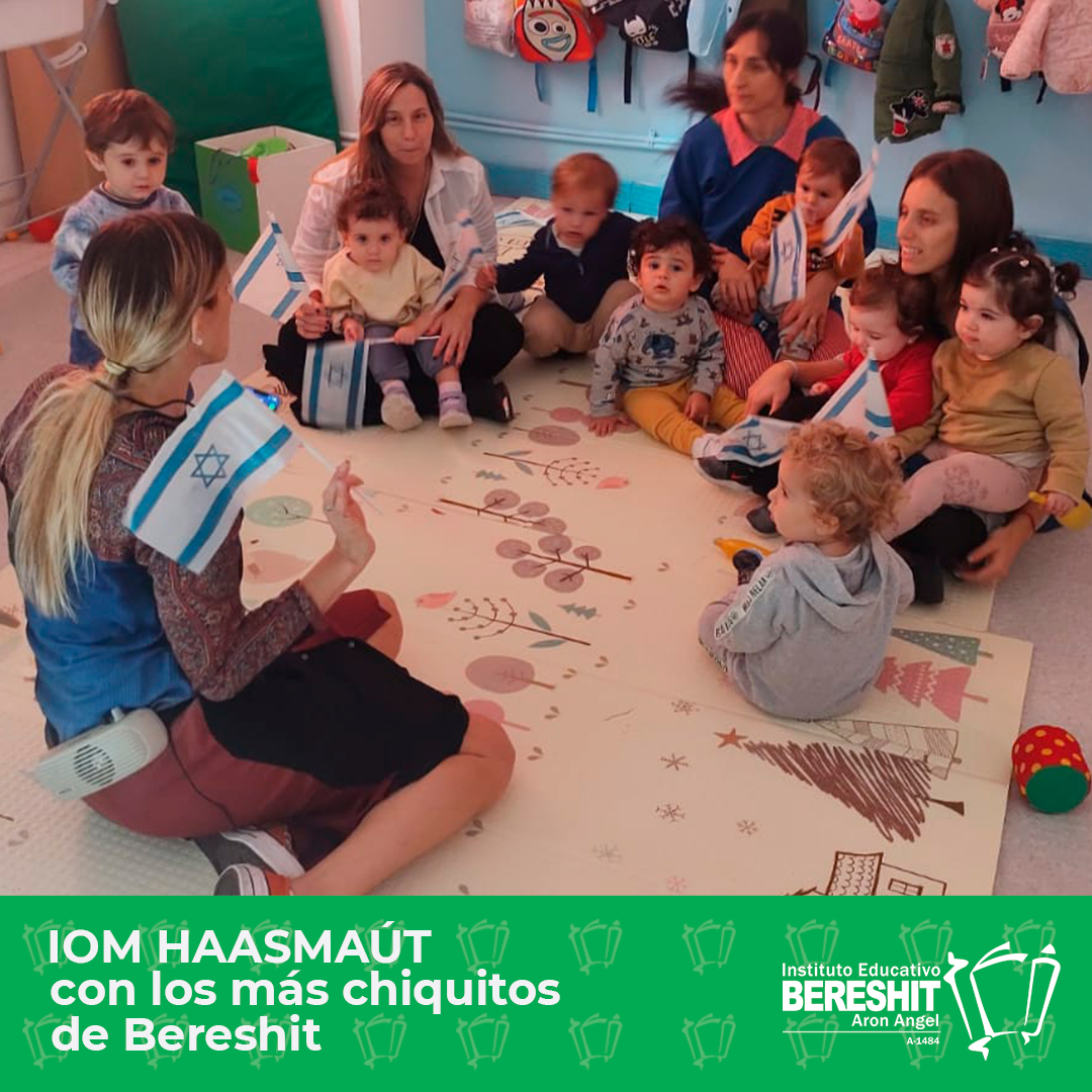 Iom Haasmaút con los más chiquitos
